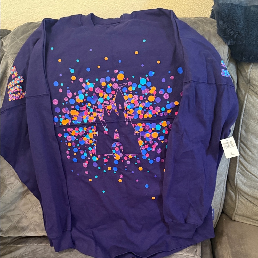 Purple Castle Dots WDW Spirit Jersey Size XS